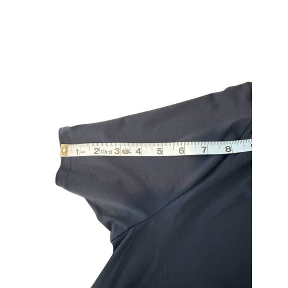 Brooke Shields Timeless Blue Cowl Neck Short Sleeve Office Work Dress Medium - Picture 10 of 11